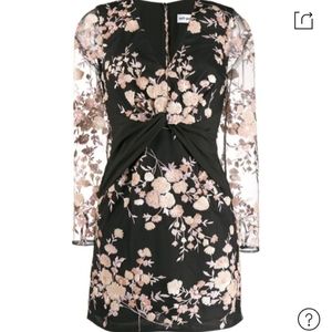 Self Portrait Floral Lace Mini Dress
